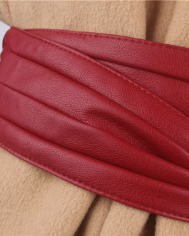 Luxury designer Wide Faux Leather Waist corset Belt for Women