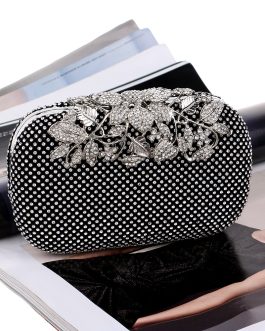 Women’s European And American Luxury Portable Diamond Banquet Evening Dress Bag
