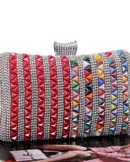 New Diamond-Studded Ladies High End Banquet  Evening Dress Bag Clutche