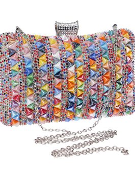 New Diamond-Studded Ladies High End Banquet  Evening Dress Bag Clutche