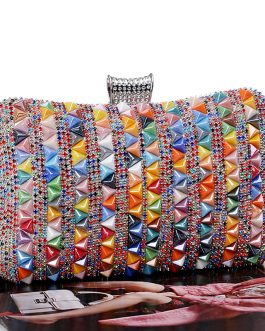 New Diamond-Studded Ladies High End Banquet  Evening Dress Bag Clutche