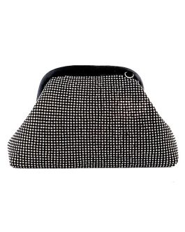 New Ladies Diamond Studded  Banquet Evening dress hand Bag