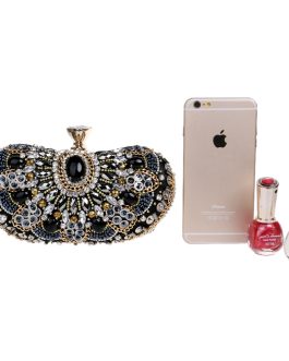 Embroidered Ladies Retro Banquet Evening Bag Clutch