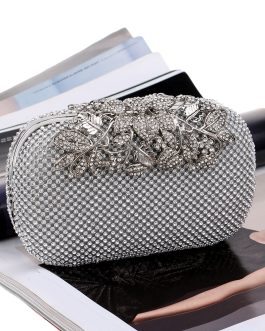Women’s European And American Luxury Portable Diamond Banquet Evening Dress Bag
