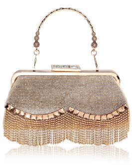New Fringed Evening Bag Ladies Banquet All Match Clutch High End Dress Evening Party Bag