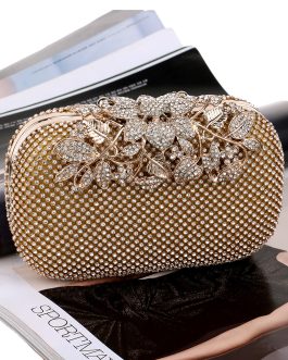 Women’s European And American Luxury Portable Diamond Banquet Evening Dress Bag