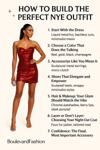 Read more about the article ✨ The Perfect New Year’s Eve Look 2025: How to Choose the Outfit That Makes You Unforgettable
