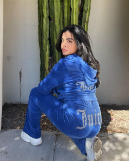 Factory Style Women’s velvet Fleece Hoodie & pants Two Piece sweatsuit